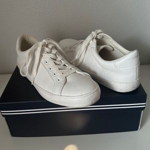Banana Republic White Leather Sneaker